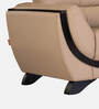 Davos Leatherette 1 Seater Sofas In Beige Color