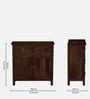 Davos Mango Wood 2 Door Cabinet In Light Tubbaq Finish