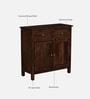 Davos Mango Wood 2 Door Cabinet In Light Tubbaq Finish