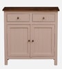 Davos Mango Wood 2 Door Sideboard In Pink Colour