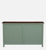Davos Mango Wood 4 Door Sideboard In Light Green Colour