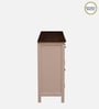 Davos Mango Wood 4 Door Sideboard In Pink Colour