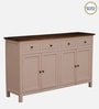 Davos Mango Wood 4 Door Sideboard In Pink Colour