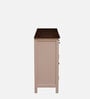 Davos Mango Wood 4 Door Sideboard In Pink Colour