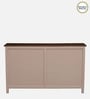 Davos Mango Wood 4 Door Sideboard In Pink Colour