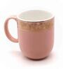 Dazzle 300 ml Pink Porcelain Coffee Mug (Set of 2)