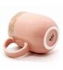Dazzle 300 ml Pink Porcelain Coffee Mug (Set of 2)