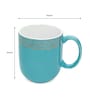 Dazzle Mug 300ml Set of 4 Aspiring blue
