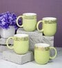 Dazzle Mug 300ml Set of 4 Lilly green