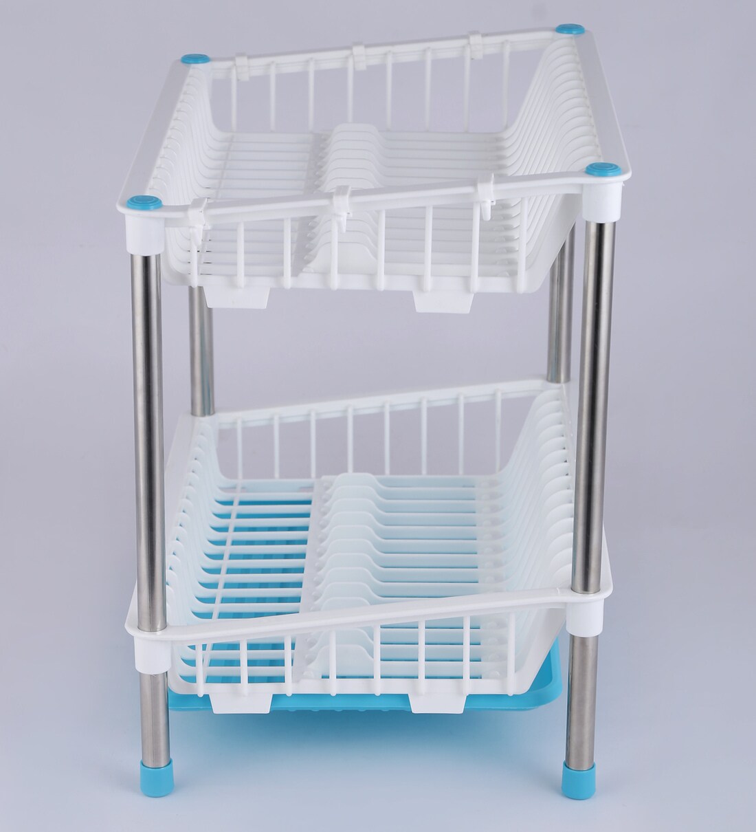 Buy Stainless Steel 2 Tier Multifunction Kitchen Storage Racks By