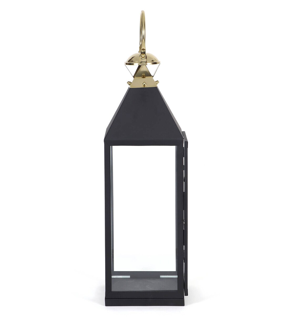 Buy Decorous Black Metal Table Lantern by Opaxa Online Table Lanterns