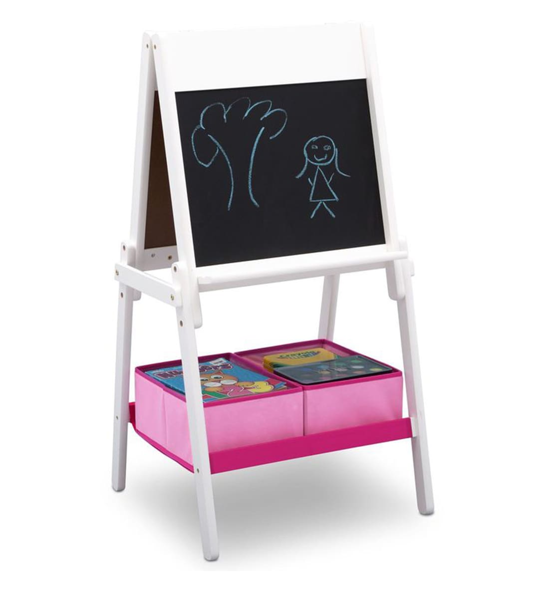 Buy Activity Easel with Paper Roll in Multicolour by Delta Children