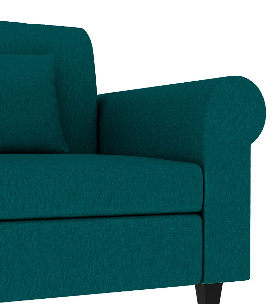 Buy Derado Fabric 1 Seater Sofa in Sea Green Colour by Febonic Online