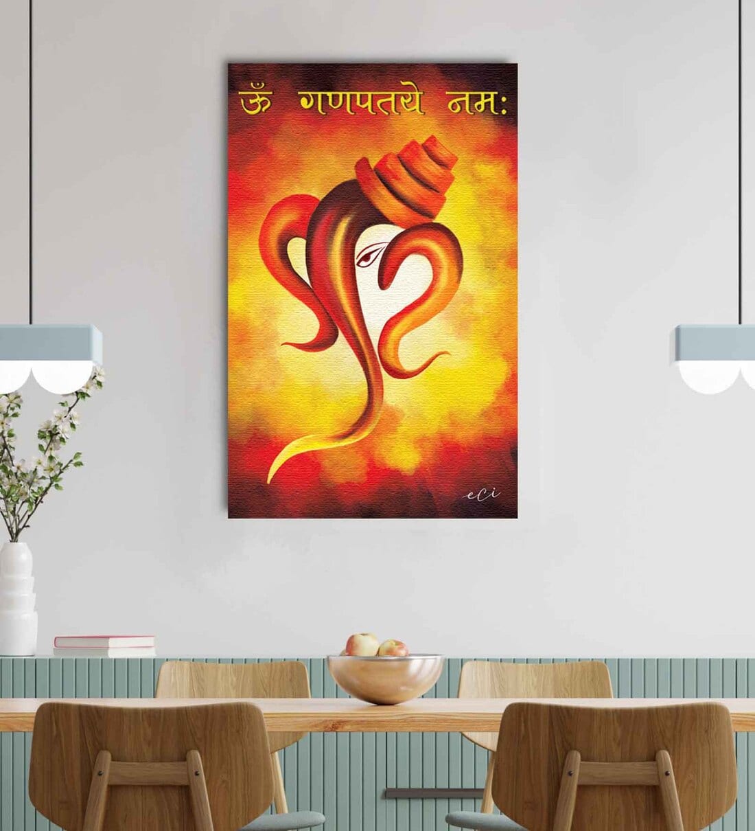 simple paintings of lord ganesha