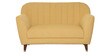 Delfina 2 Seater Sofa in Camel Yellow Colour