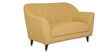 Delfina 2 Seater Sofa in Camel Yellow Colour