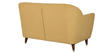 Delfina 2 Seater Sofa in Camel Yellow Colour