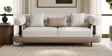 Denali 3 Seater Sofa In White And Brown Color