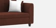 Denmark 3 Seater Sofa In Coffee Brown Colour