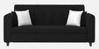 Denmark 3 Seater Sofa In Zed Black Colour