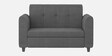 Denmark Fabric 2 Seater Sofa in Charcoal Grey Colour