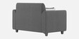 Denmark Fabric 2 Seater Sofa in Charcoal Grey Colour