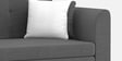 Denmark Fabric 3 Seater Sofa in Charcoal Grey Colour