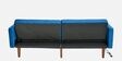 Denzel Sofa Cum Bed In Blue Finish