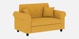Derado Fabric 2 Seater Sofa in Bold Yellow Colour