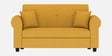 Derado Fabric 2 Seater Sofa in Bold Yellow Colour