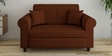 Derado Fabric 2 Seater Sofa in Coffee Brown Colour