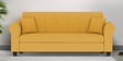Derado Fabric 3 Seater Sofa in Bold Yellow Colour