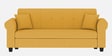 Derado Fabric 3 Seater Sofa in Bold Yellow Colour
