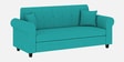 Derado Fabric 3 Seater Sofa in Sea Green Colour