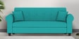 Derado Fabric 3 Seater Sofa in Sea Green Colour
