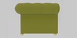 Derby Velvet 3 Seater Sofa In Lime Green Colour