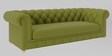 Derby Velvet 3 Seater Sofa In Lime Green Colour