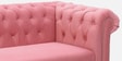 Derby Velvet Fabric 3 Seater Sofa in Blush Pink Color