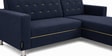 Derek 2 Seater LHS Sofa In Blue Color