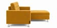 Derek 2 Seater LHS Sofa In Mustard Color