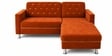 Derek 2 Seater LHS Sofa In Orange Color
