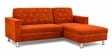 Derek 2 Seater LHS Sofa In Orange Color