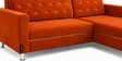 Derek 2 Seater LHS Sofa In Orange Color