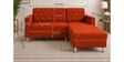 Derek 2 Seater LHS Sofa In Orange Color