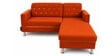 Derek 2 Seater LHS Sofa In Orange Color