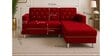 Derek 2 Seater LHS Sofa In Maroon Color