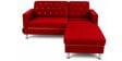 Derek 2 Seater LHS Sofa In Maroon Color