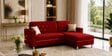 Derek 2 Seater LHS Sofa In Maroon Color
