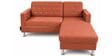 Derek 2 Seater LHS Sofa In Rose Gold Color