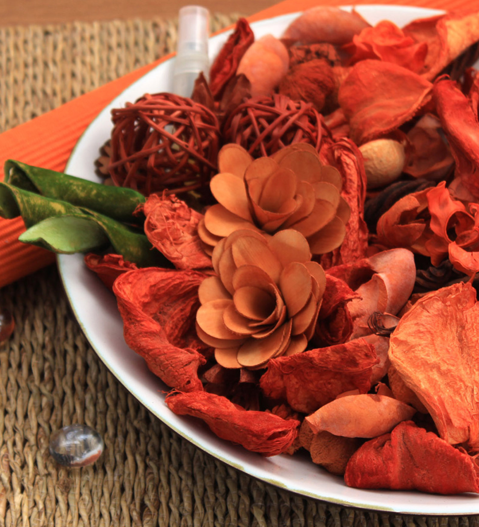 Orange Potpourri Poly Box